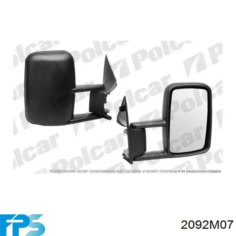 Ліве бічне дзеркало FPS 2092M07 ціна, від 63.35 USD