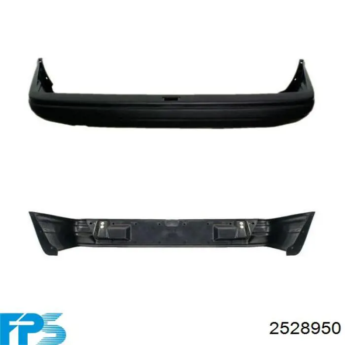 Кожух бампера заднього Polcar 320496 ціна, від 60.23 USD
