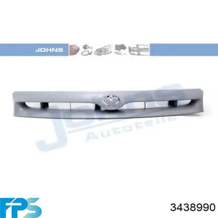 Решітка радіатора 3438990 Starline