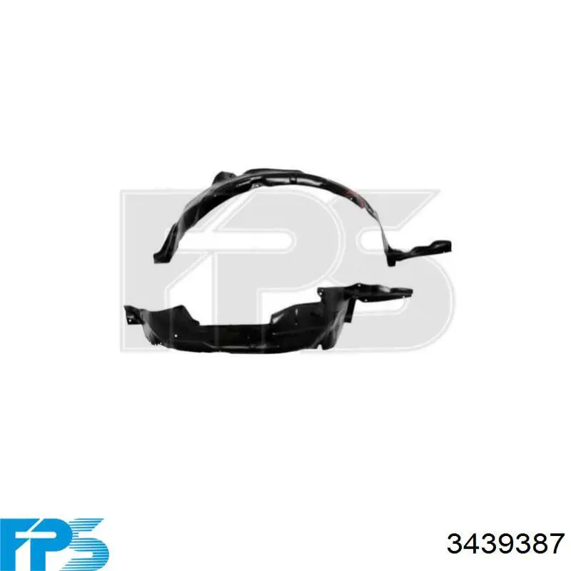 Підкрилок переднього крила, лівий Mazda GA7B56141B ціна, від 11.22 USD