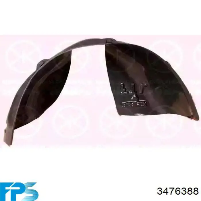 Подкрильнікі переднього крила, правий FPS FP3476388P ціна, від 10.56 USD