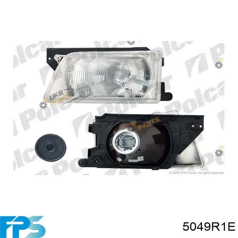 Фара дальнього світла в зборі Opel Kadett E універсал (35, 36, 45, 46) (1984 - 1991) ціна, від 24.69 USD