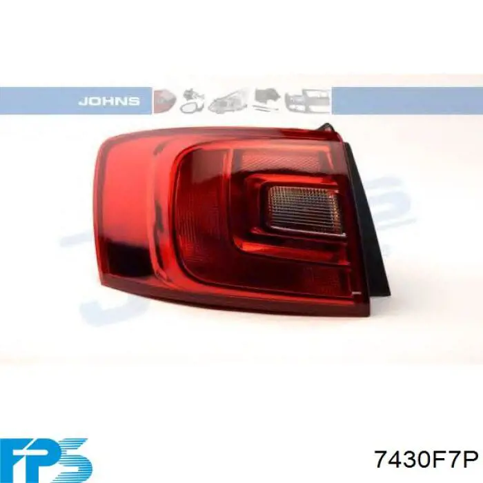 Ліхтар задній лівий, внутрішній FP7430F7T FPS
