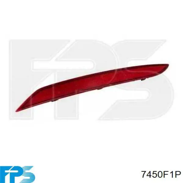 Лівий катафот заднього бампера FPS FP7450F1P ціна, від 7.18 USD