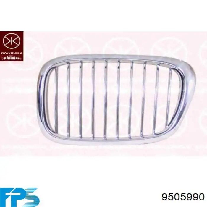  Решітка радіатора Volkswagen Polo 3