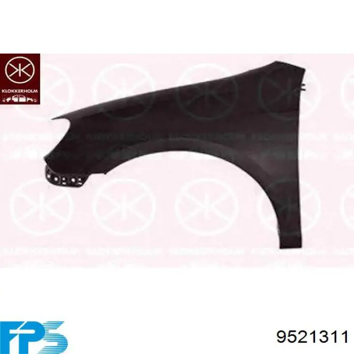 Ліве переднє крило Tempest 0510600311 ціна, від 38.06 USD