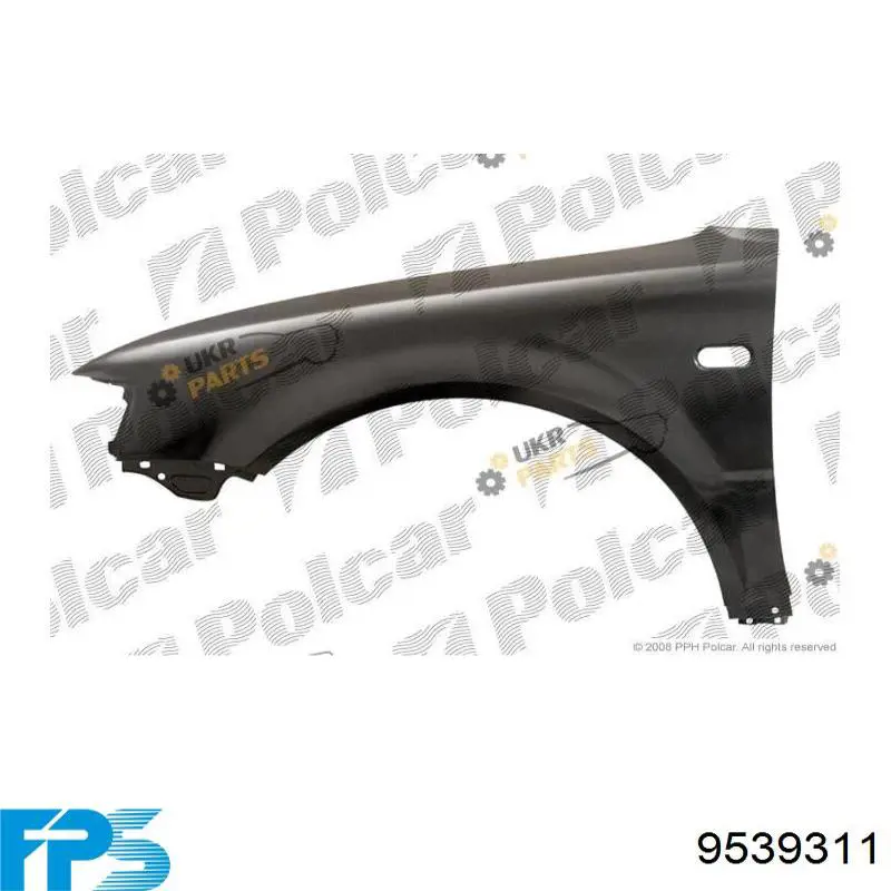Ліве переднє крило FPS 9539311 ціна, від 40.51 USD