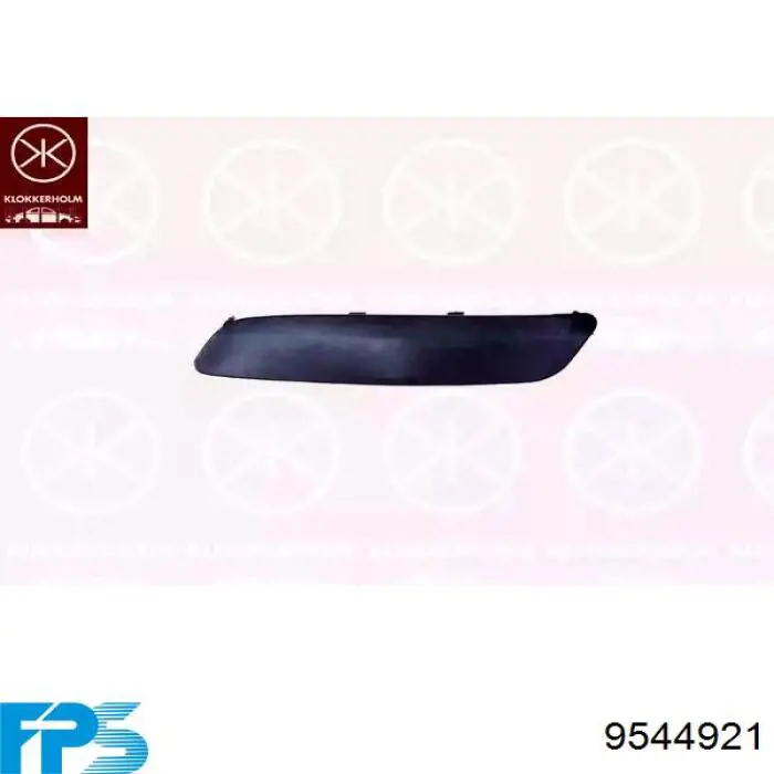 Молдинг переднього бампера, лівий PVW99064MAL Signeda