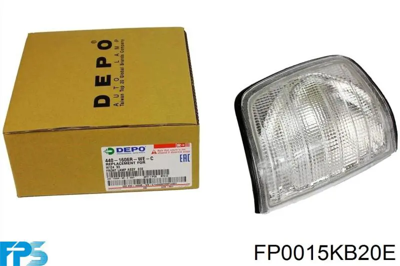 Повторювач повороту на крилі FPS FP0015KB20E ціна, від 2.53 USD