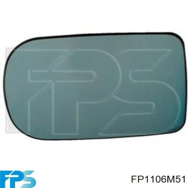 FP1106M51 FPS дзеркальний елемент дзеркала заднього виду, лівого