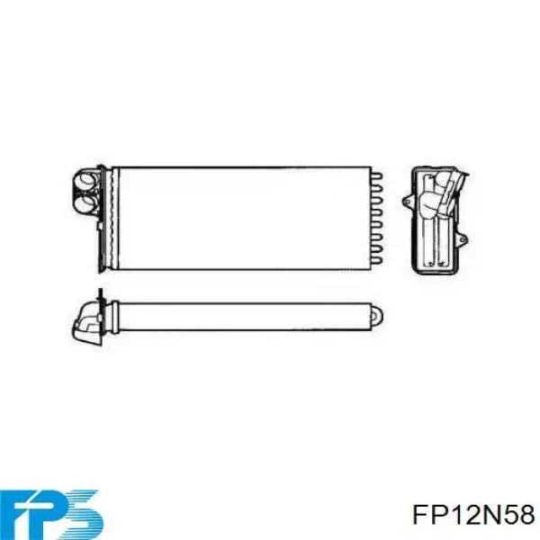 FP12N58 FPS радіатор пічки (обігрівача)