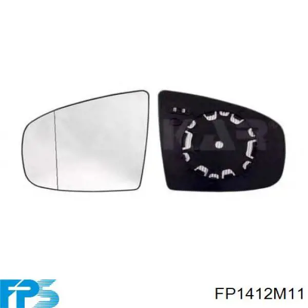 FP1412M11 FPS дзеркальний елемент дзеркала заднього виду, лівого