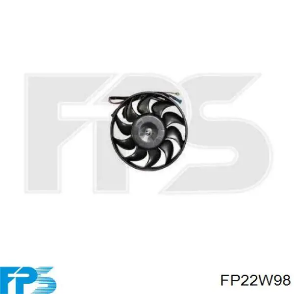 FP22W98 FPS двигун вентилятора системи охолодження