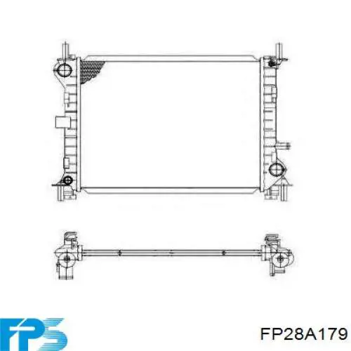FP28A179 FPS Радіатор охолодження двигуна