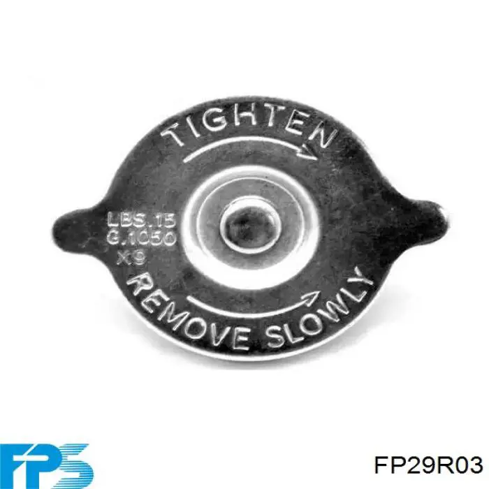 Кришка бачка радіатора FPS FP29R03 ціна, від 6.38 USD
