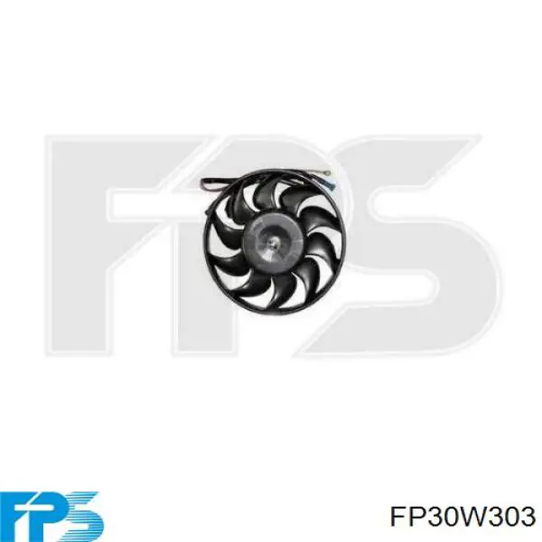FP30W303 FPS дифузор радіатора кондиціонера, в зборі з крильчаткою і двигуном