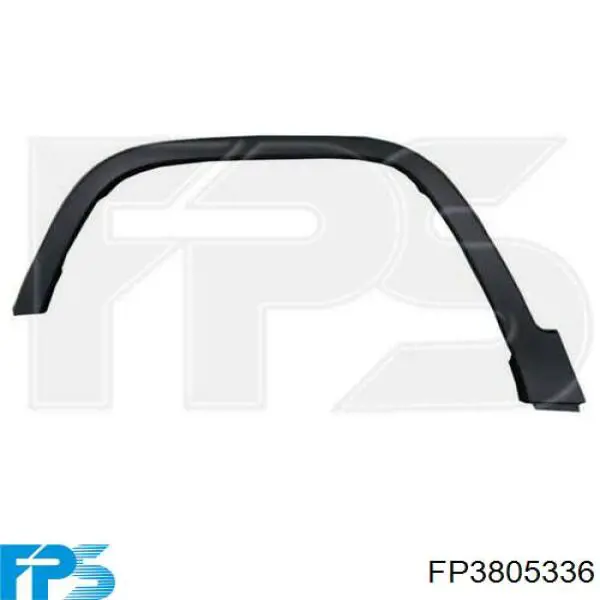 Молдинг арки крила переднього, правий Chrysler 68210314AC ціна, від 44.99 USD