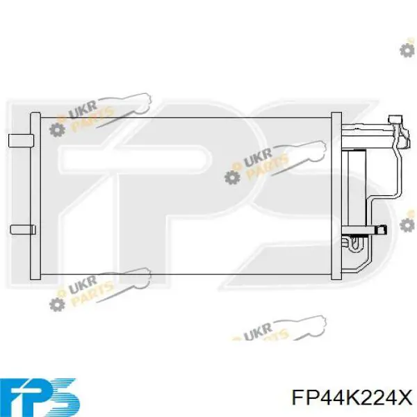 FP44K224X FPS радіатор кондиціонера
