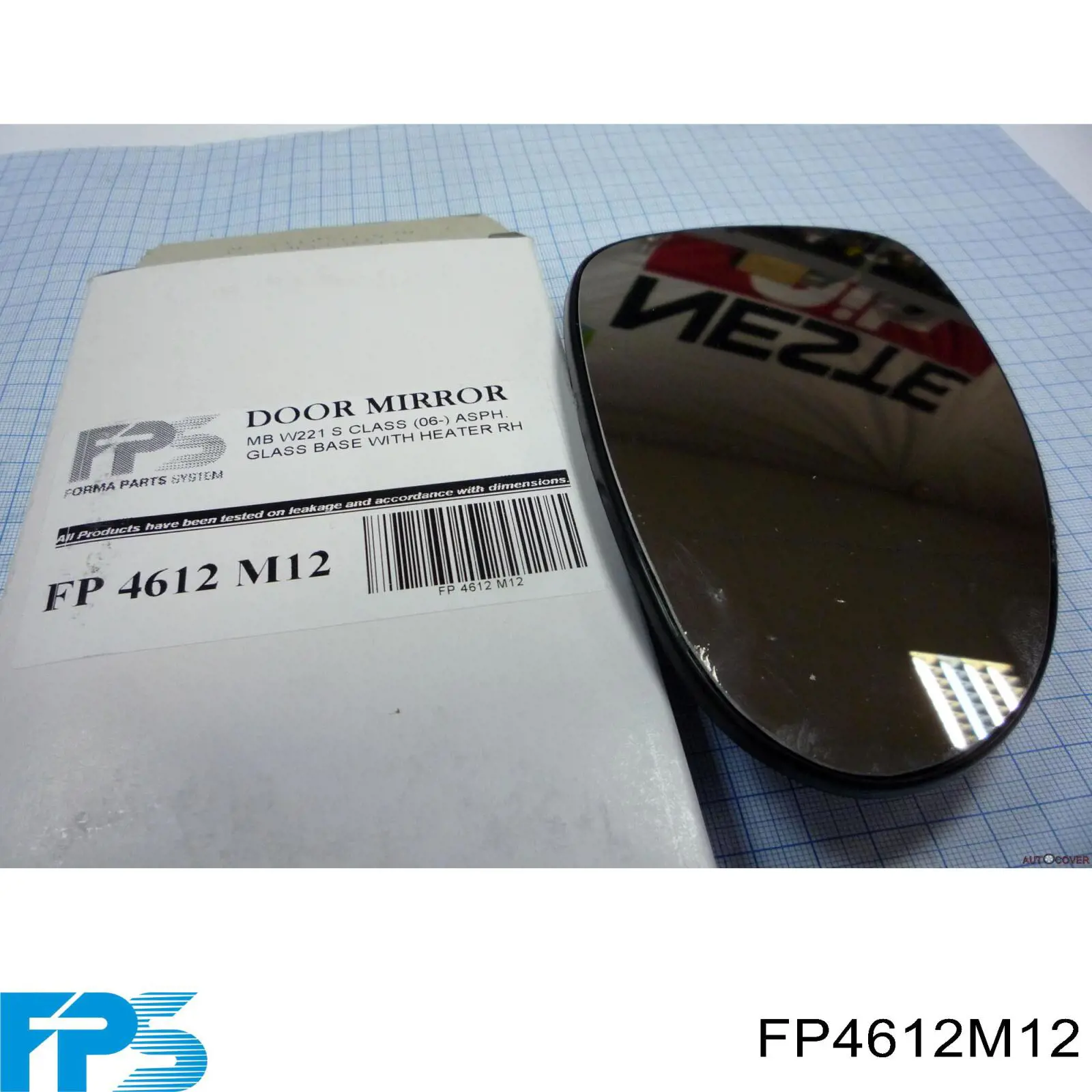Дзеркальний елемент дзеркала заднього виду, правого FP4612M12 FPS