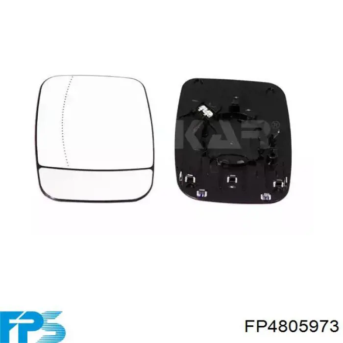 FP4805973 FPS заглушка/ решітка протитуманних фар бампера переднього, ліва