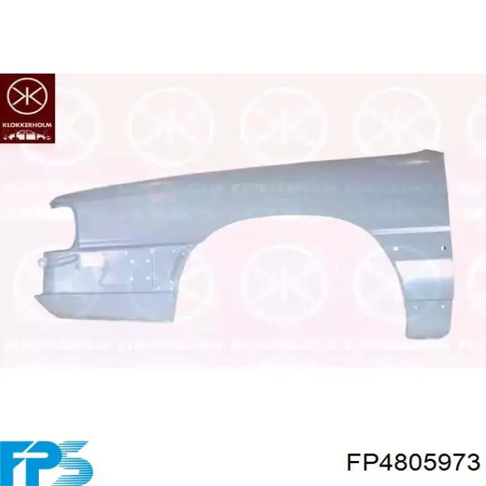 Заглушка під протитуманні фари, ліва FPS FP4805973 ціна, від 8.87 USD