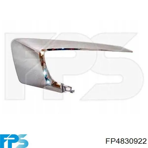 Обід (окантовка) фари противотуманної, правої FPS FP4830922 ціна, від 29.14 USD