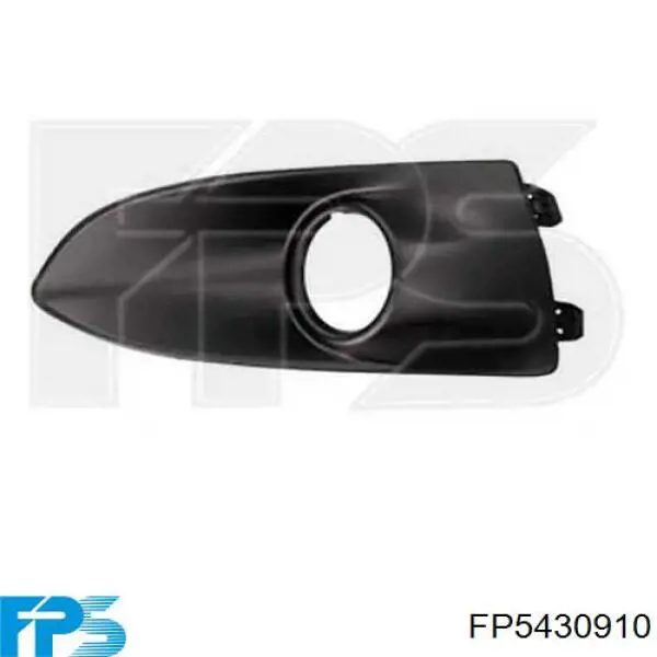 Заглушка/ решітка протитуманних фар бампера переднього Peugeot 301 (Пежо 301)