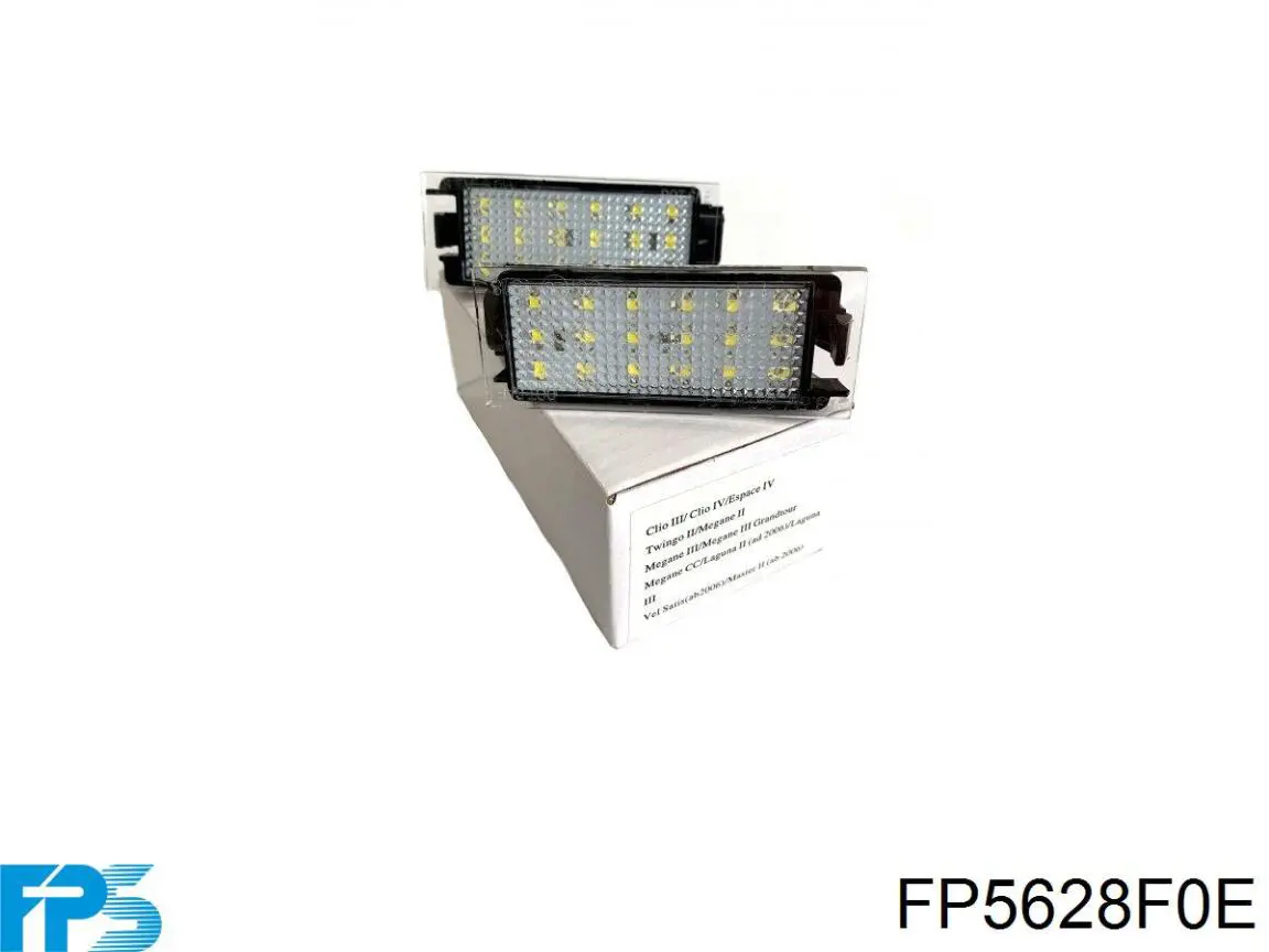 FP5628F0E FPS Ліхтар освітлення номерного знака