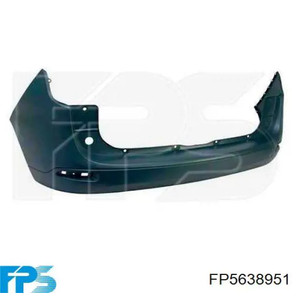 Кожух бампера заднього FPS FP5638951 ціна, від 140.14 USD