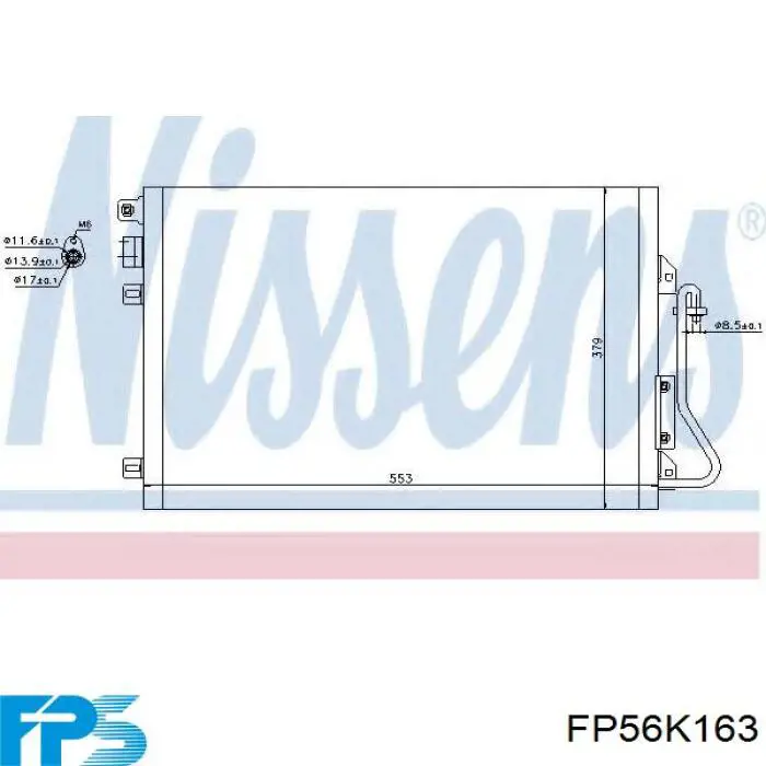 Конденсатор кондиціонера FPS FP56K163 ціна, від 74.04 USD
