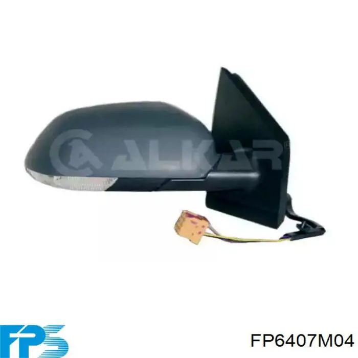 Праве бічне дзеркало FPS FP6407M04 ціна, від 56.44 USD