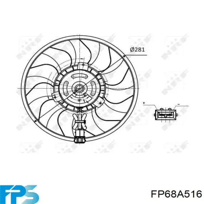 Радіатор основний FPS FP68A516 ціна, від 63.69 USD