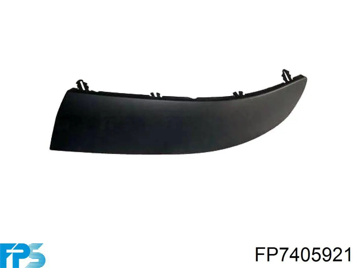 FP7405921 FPS Молдинг переднього бампера, лівий