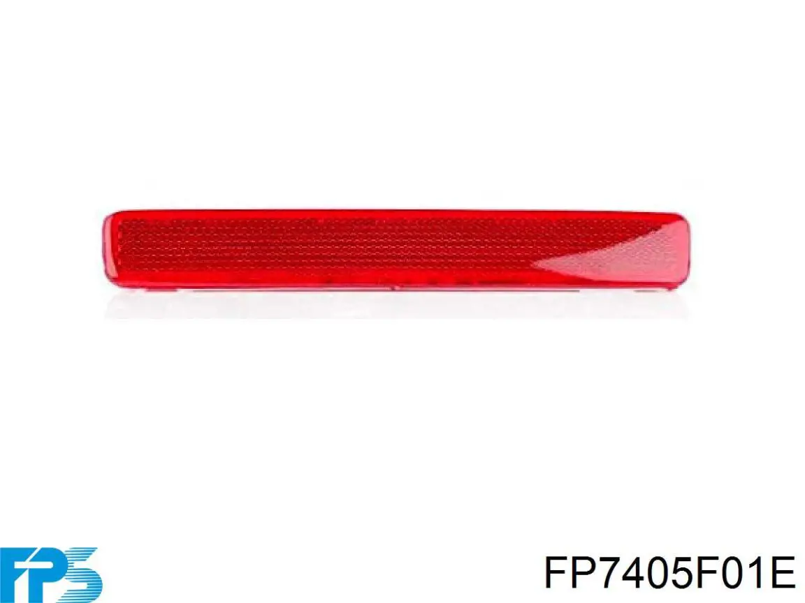 FP7405F01E FPS катафот (відбивач заднього бампера, лівий)