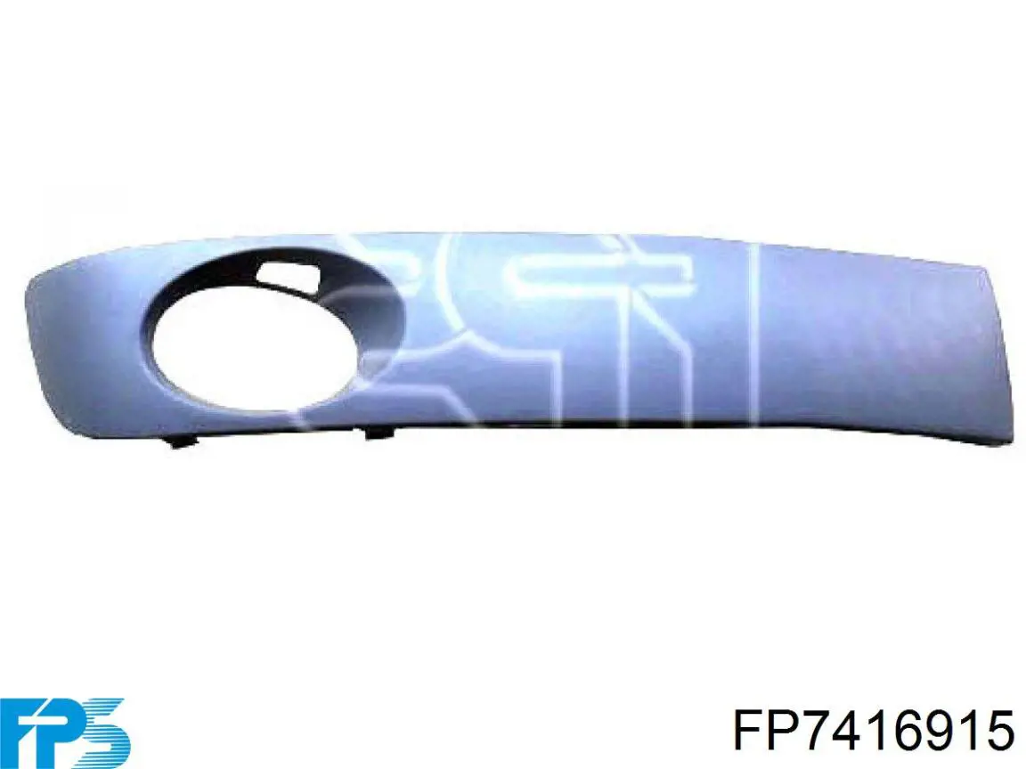 FP7416915 FPS заглушка/ решітка протитуманних фар бампера переднього
