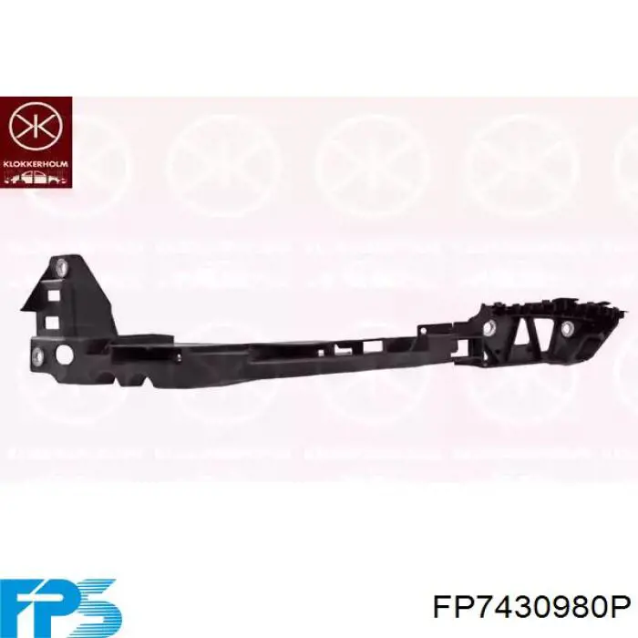 Кожух бампера заднього FPS FP7430980P ціна, від 67.68 USD