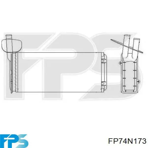 Купити FP74N173 FPS Теплообмінник