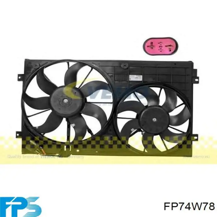 FP74W78 FPS Вентилятор системи охолодження правий