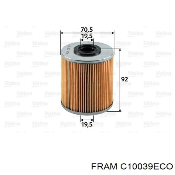 C10039ECO Fram Фільтр палива