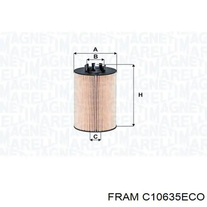 C10635ECO Fram фільтр паливний
