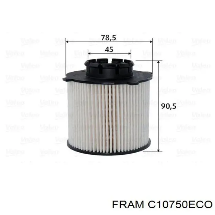 C10750ECO Fram фільтр паливний