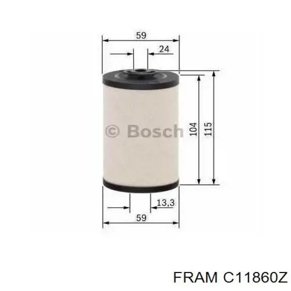  Fram C11860Z ціна, від 2.36 USD