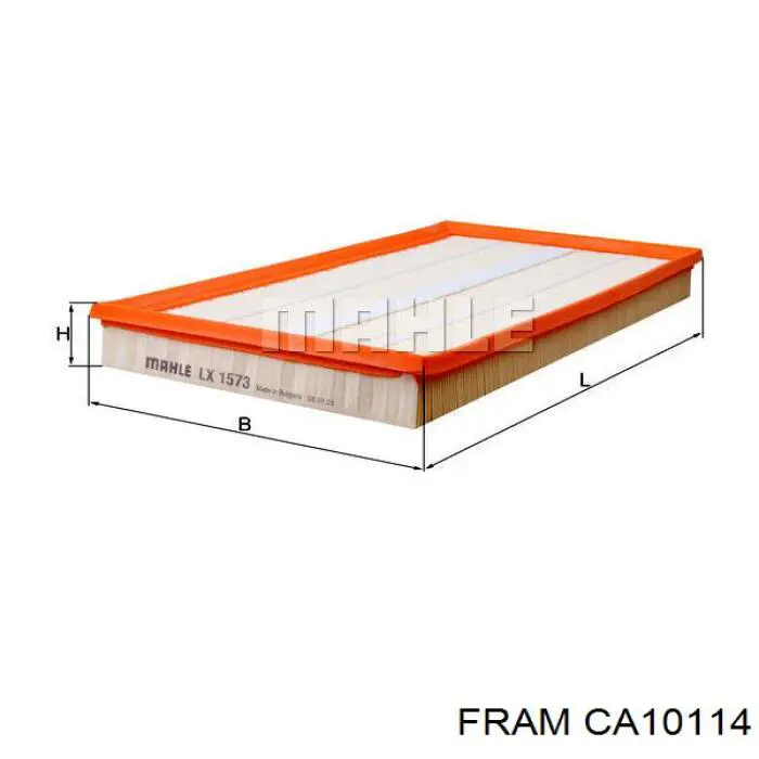 Елемент повітряного фільтра Fram CA10114 ціна, від 9.84 USD