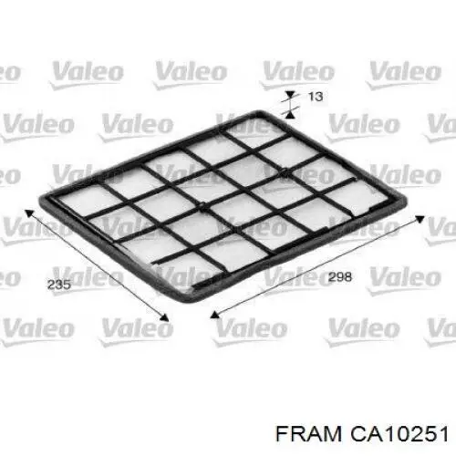 CA10251 Fram Повітряний фільтр двигуна