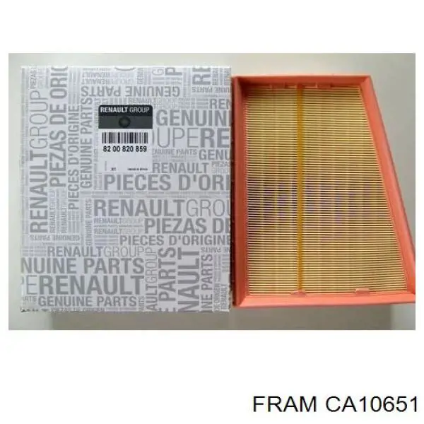 Елемент повітряного фільтра Fram CA10651 ціна, від 6.97 USD