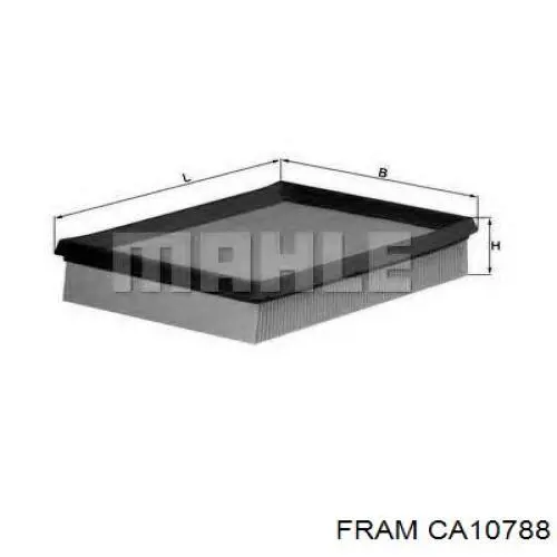 Елемент повітряного фільтра Fram CA10788 ціна, від 6.03 USD
