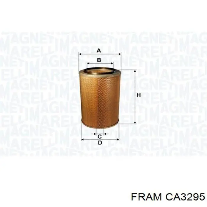 Фільтр повітряний 2954366M1 Massey Ferguson