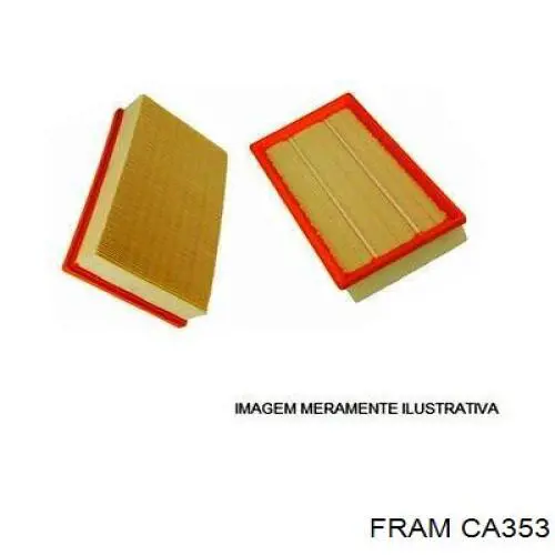 CA353 Fram Повітряний фільтр двигуна