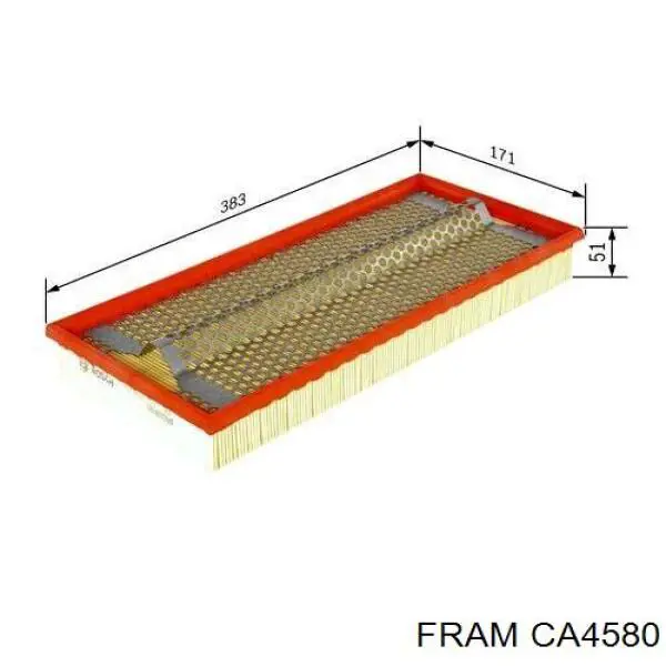 Купити CA4580 Fram Автомобільний фільтр повітря