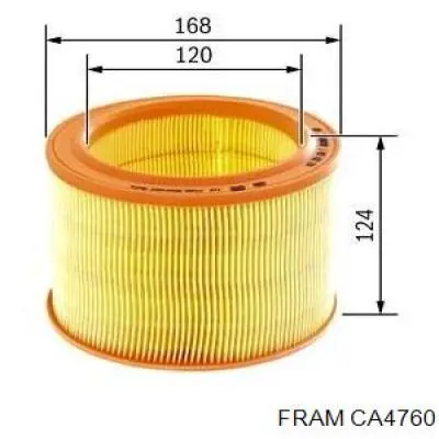 Елемент повітряного фільтра Mfilter A8035 ціна, від 6.17 USD